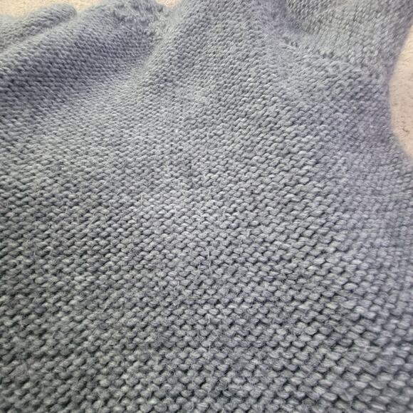 Elsamanda C Cable Knit Wool Alpaca Blend Full Zip Cardigan Sweater Gray - Picture 12 of 12